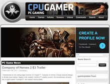 Tablet Screenshot of cpugamer.com